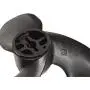 DEDC 3-Vanes Black High Strength Nylon Propeller, High Performance Propeller for Tohatsu Nissan 2.5/3.5HP Mercury Outboard