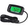 Runleader Digital Maintenance Tach/Hour Meter,Backlight Display,Battery Replacement for Small Gas Engine,Used on Riding Lawn Tractor Generator Compressor Chainsaws Outboard Motor Pressure Washers.