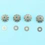 Vehicles-OCS 16Pcs12T 24T 30T Motor Driving Gear Planet Gear Differential Gear Combo Set for Huckus 12428 12423 12628 Rc Car Model Parts Mo