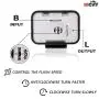 12V Speed Adjustable 2 Pin LED Electronic Flasher Relay for Motorcycle Turn Signal Direct Replacement Universal Hazard Warn Hyper Flash Relay (Black,2pcs)