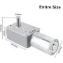 DC 12V Reversible High Torque Turbo Worm Gear Box Reduction Electric Motor(40RPM)