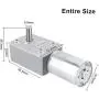 DC 12V Reversible High Torque Turbo Worm Gear Box Reduction Electric Motor(40RPM) DC 12V Reversible High Torque Turbo Worm Gear Box Reduction Electric Motor(40RPM)