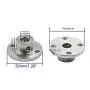 Luomorgo 7mm/0.28 inch Metal Flange Shaft Coupling Rigid Flange Coupling Motors Guide Shaft Axis Bearing 2pcs