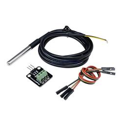 DS18B20 Temperature Sensor Module Kit with Waterproof Stainless Steel Probe for Raspberry Pi