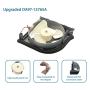 New Upgraded DA97-15765A, DA97-15765C Refrigerator Condenser Fan Motor Assembly Compatible with Samsung Refrigerators Replaces DA97-12842A, DA31-00340A,PS11733650, AP6001015-2 Years Warranty