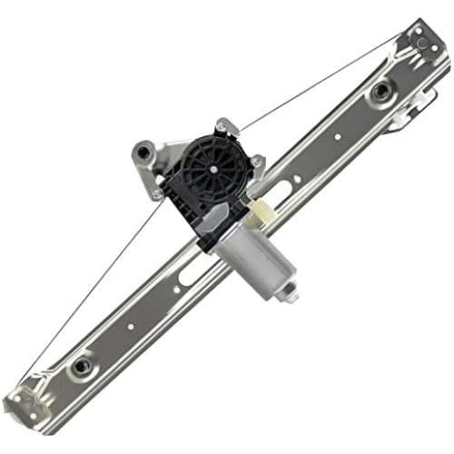 A-Premium Power Window Regulator with Motor Compatible with BMW E46 323i 325i 325xi 330i 330xi 1999-2005 Rear Left Driver Side