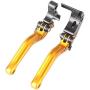Occus for Suzuki GSXR600 GSXR750 K11 GSXR1000 K9 Brake Clutch Levers Short Adjustable GSXR 600 750 1000 Motor Occus Aluminum - (Color: Null)