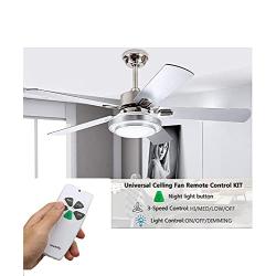 Smekitlly Universal Ceiling Fan Remote Control Kit with Light Dimmer for Hampton Bay, Hunter, Harbor Breeze, Westinghouse, FAN28R FAN-53T 2AAZPFAN-53T KUJCE9103 FAN-11T K- 53T UC7030T