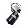BEMONOC High Torque PMDC Right Angle Gear Motor 12V Reversible 50 RPM (Right Gear-Box) with Threaded Shaft