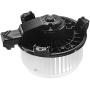 A-Premium Heater Blower Motor with Fan Cage Replacement for Chrysler Sebring Dodge Ram 1500 2500 3500 Ford Jeep Honda Acura Subaru Jaguar Lincoln Front Side