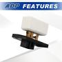 ADP HVAC Blower Motor Fan Resistor Compatible with Dodge & Jeep Vehicles - Ram 1500, 2500, Grand Cherokee, Concorde - Replaces # 973-020, 68004241AA, 5012212AA, 4720278