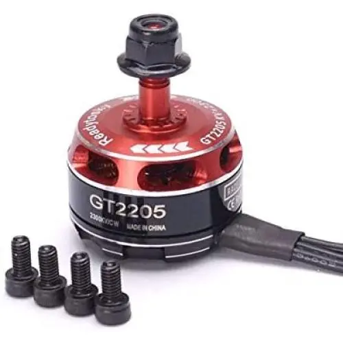 Vehicles-OCS 4pcs GT2205 2205 2300KV Brushless Motor 3-4S Single Strand Wire for ZMR250 Robocat 270 Nova 235mm FPV Racing Quadcopter - (Color: 1pcs CW)