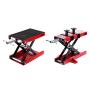 VIVOHOME Motorcycle Wide Deck Scissor Lift Jack with Steel Motorcycle ATV Scissor Lift Jack Crank Hoist Stand