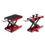 VIVOHOME Motorcycle Wide Deck Scissor Lift Jack with Steel Motorcycle ATV Scissor Lift Jack Crank Hoist Stand
