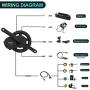 BAFANG BBS02B 48V 750W Mid Drive Kit with Battery Electric Bike Conversion Kits eBike DIY Mid Motor Kit with Optional LCD Display