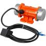 VEVOR AC Concrete Vibrator 110V Motor Vibrating Motor 100W Single Phase AC Electric Vibrating Motor Aluminum Alloy Case 3600rpm Asynchronous Vibration Motor 2M Cable Concrete Vibrator IP65 Waterproof