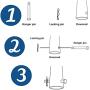 Midvale Collection 5-Blade White 56-Inch AC Motor Coastal Ceiling Fan