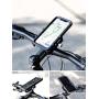 GUB Plus 6H Bicycle & Motorcycle Phone Mount, Aluminum Alloy Bike Phone Holder with 360° Rotation for iPhone 11 Pro Max X XR Xs 7s 8 Plus, for Samsung Note10/9 GPS Mount 4.0 to 7 Inch (Black)