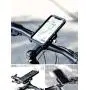 GUB Plus 6H Bicycle & Motorcycle Phone Mount, Aluminum Alloy Bike Phone Holder with 360° Rotation for iPhone 11 Pro Max X XR Xs 7s 8 Plus, for Samsung Note10/9 GPS Mount 4.0 to 7 Inch (Black)