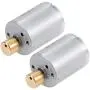 uxcell Vibration Motors DC 12V 380mA 8000RPM Vibrating Motor Strong Power for DIY Electric Massager 44x24mm 2Pcs