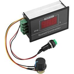 DC PWM Motor Speed Controller Adjustable LCD Motor Regulator 6-60V 12V 24V 36V 48V 30A Start Stop Switch Governor