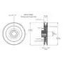 Terre Products - V-Groove/V-Belt Drive Pulley, 6 Outside Diameter, 1/2