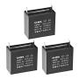 uxcell Ceiling Fan Capacitor CBB61 8uF 450V AC Single Insert Metalized Polypropylene Film Capacitors 47x23x41mm for Water Pump Motor Generator, Pack of 3