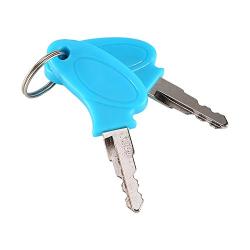 2 Wire Key Switch Scooter Motorcycle Key Ignition Switch Universal On-Off Key Switch Starter with 2 Keys for Electric Scooter ATV Moped Go Kart Motorbike Motorcycle