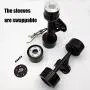 Dual Motor Set for Electric Skateboard 90mm Powered 10S 36V DIY Brushless Hub Motor Kit for Longboard Upgraded 77kv 400W 30 mph top Speed Skateboarding Equipment