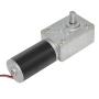 AZSSMUK DC Worm Gear Motor 12V 470RPM Self-Locking Reversed Mini Turbine Geared Carbon Brush Motor Speed Adjustable All Metal Gears