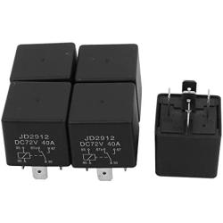 uxcell JD2912 DC 72V Coil 40A 5 Pins SPDT Security Power Relay 5pcs