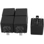 uxcell JD2912 DC 72V Coil 40A 5 Pins SPDT Security Power Relay 5pcs