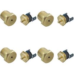 American Volt Electric Fan Thermostat Switch Temp Sending Unit NPT Thread Brass Thermo Probe 4-Pack (1/2