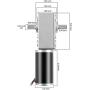 uxcell Double Shaft Worm Gear Motor DC 12V 5RPM High Torque Speed Reduction Motor with Metal Gearbox