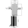 uxcell Double Shaft Worm Gear Motor DC 12V 250RPM High Torque Speed Reduction Motor with Metal Gearbox