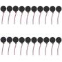 AEDIKO 20pcs Mini Vibration Motors DC 3V 12000rpm Self Adhesive Flat Coin-Button Motors 10 x 2.7mm for Mobile Cell Phone Pager Tablet Household Appliances