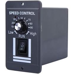 FTVOGUE Motor Speed Controller CW CCW Adjustable Speed with Switch Controller DC Motor Governor DC12V-60V 10A,Module