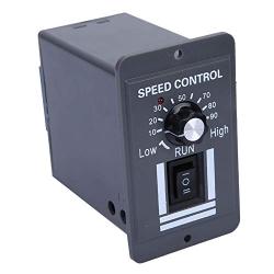 Motor Speed Controller, DC 12-60V 40A PWM Brush Motor Speed Controller Adjustable Motor Governor Reversible Switch