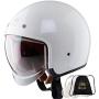 Casque Royal M139 Open Face - Multi-Taille & Couleurs & Remplacer Visière | Retro - Design Élégant | Style Classique pour Adultes Hommes & Femmes | Visière Anti-Rayures | Homologué DOT (Blanc Glossy, S) Casque Royal M139 Open Face - Multi-Taille & Couleurs & Remplacer Visière | Retro - Design Élégant | Style Classique pour Adultes Hommes & Femmes | Visière Anti-Rayures | Homologué DOT (Blanc Glossy, S)