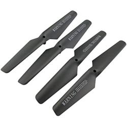Upgraded Spare Parts Motor Main Blade Propellers Motors Replacement Propellers for Syma X5 X5C X5S X5SC X5SW RC Quadcopter Mini Drone Toy (Black)