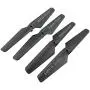 Upgraded Spare Parts Motor Main Blade Propellers Motors Replacement Propellers for Syma X5 X5C X5S X5SC X5SW RC Quadcopter Mini Drone Toy (Black)