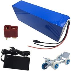Jieoto 60 Volt 20AH E-Bike Battery Pack 16S8P 20000mAh Lithium-ion Battery for Electric Tricycles Moped Scooters Electric Cars Suitable for Motor Within 1500W with Charger