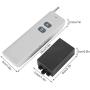 ASHATA 3KM Remote Control Transmitter,3KM Long Range DC 12V 2CH RF Wireless Remote Control Switch System Transmitter + Receiver,High Confidentiality