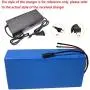 Wnicek E-Bike Lithium-ion Battery 72V 20Ah 30Ah 40Ah 50Ah 60Ah Battery Pack Waterproof Lithium Battery with BMS and 3A or 5A Charger Fit for 1000W-5600W Motors