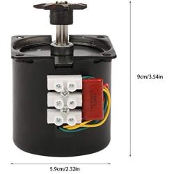Egg Incubator Motor, 220V Automatic Incubator Hatching Machine Accessory Reversible Synchronous Eggs Turning Motor(with Gear)