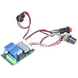 Fafeicy PWM DC Motor Speed Regulator, DC 6~24V CW CCW Rotation Switch Controller Lockless Switch