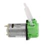 12V Flow Rate Controlled Peristaltic Pump DIY Replaceable Silica Gel Tube Head Dosing Pump Variable Quantitative Controller for Stable Delivery(Green)