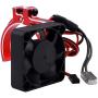 AllinRC Aluminum Heat Sink Cooling Fan with Thermal Sensor Clamp Heatsink for 42mm Diameter Motors fit 4268 4274 Brushless Motor (Red)