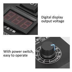 PWM Stepless Brushed Motor Controller, LED 0.01-1000W DC Motor Controller Universal CW CCW Aluminum Alloy with Power Switch for Industrial Use