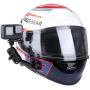 Motorcycle Helmet Chin 360° Double Ball Head Mount Kit for GoPro Hero10, 9, 8, Hero 7, (2018), 6 5 4 3, Hero Black, Session, Xiaomi Yi, SJCAM, and Other Action Camera